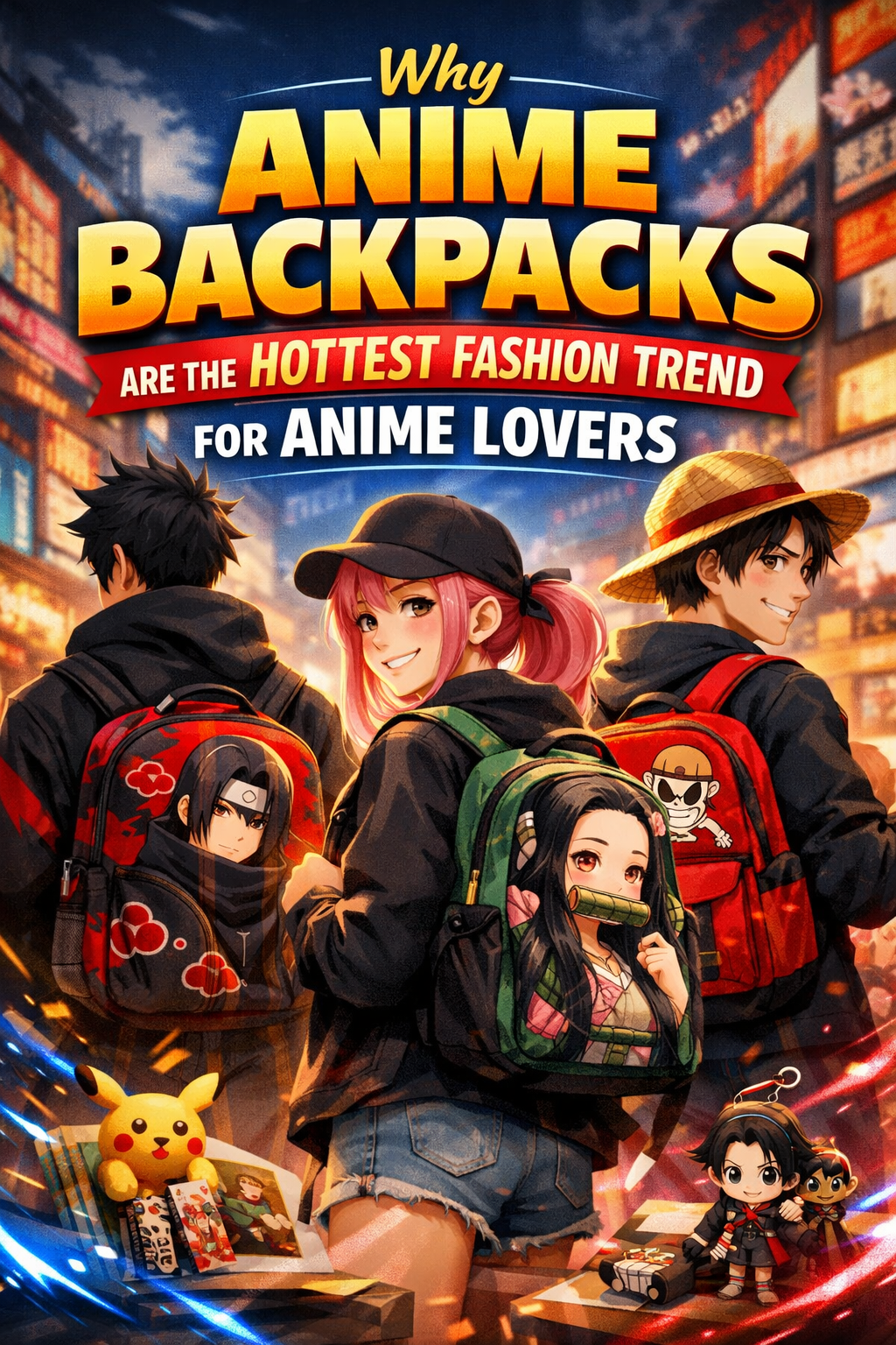 Why Anime Backpacks Are the Hottest Fashion Trend for Anime Lovers