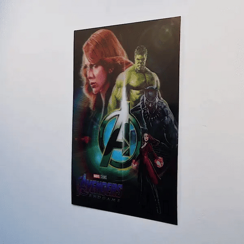 Avengers End Game 3D Transition Poster