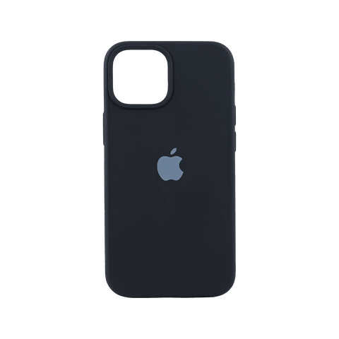 Black Original Silicon Case For iPhone 12/12Pro