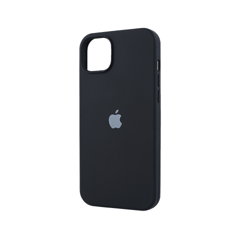 Black Original Silicon Case For iPhone 14 Plus