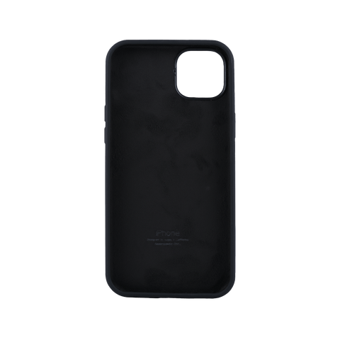 Black Original Silicon Case For iPhone 14 Plus