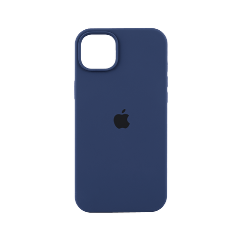 Blue Original Silicon Case For iPhone 14 Plus