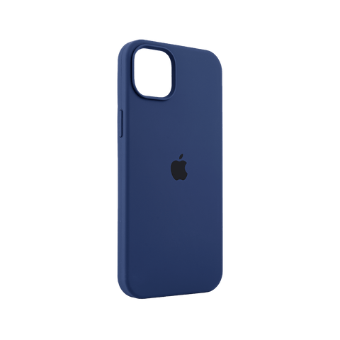 Blue Original Silicon Case For iPhone 14 Plus