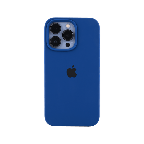 Dark Blue Original Silicon Case For iPhone 13 Pro