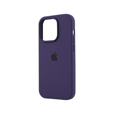 Dark Blue Original Silicon Case For iPhone 14 Pro Max