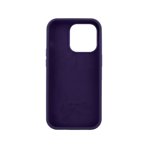 Dark Blue Original Silicon Case For iPhone 14 Pro Max