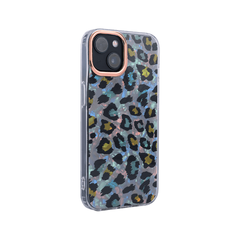 Leopard Marble Design Case For iPhone 14