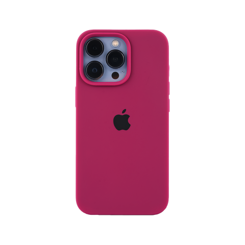 Magenta Original Silicon Case For iPhone 14 Pro