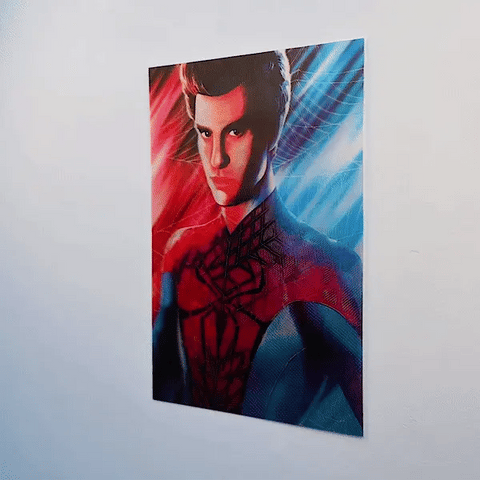 Portrait Spiderman 3D Transition Poster