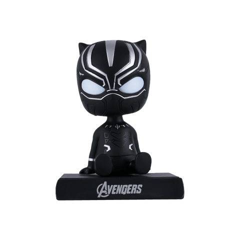 RC Black Panther Car Dashboard Bobble Head