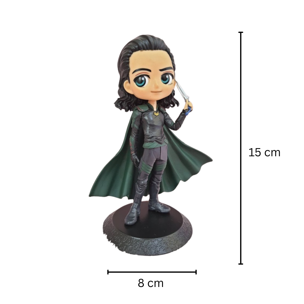 Loki Q Posket | 15cm PVC Marvel Mini Figure Toy – Ruvido Caso