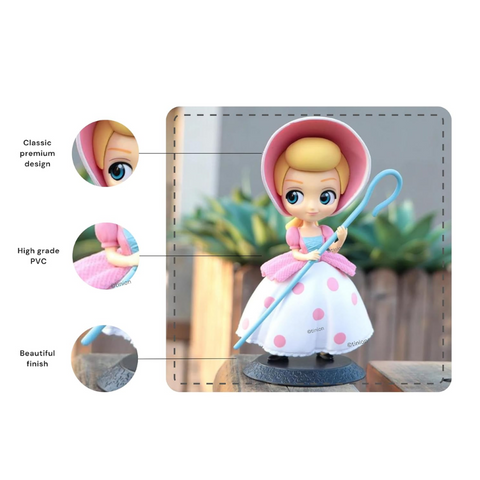 Bo peep Q-posket | Toy Story Bo PeepAction Figure- Miniature Toy Figure (Doll) Special Edition for Car Dashboard, Decoration, Cake, Office Desk & Study Table