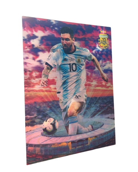 Messi Ground 3D Poster