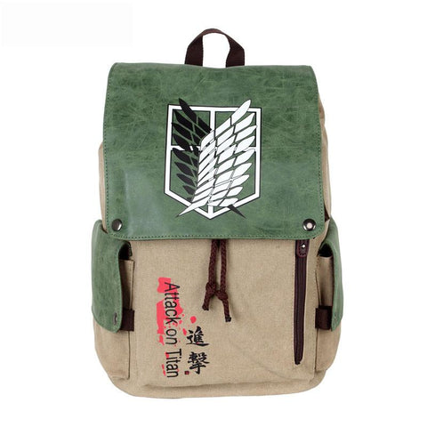 ATTACK ON TITAN Printed Laptop Bagpack | AOT Anime Bags