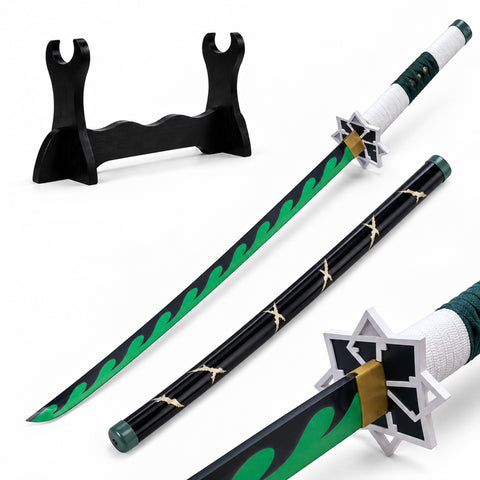 Sanemi Wooden Katana | Anime Inspired Collectible