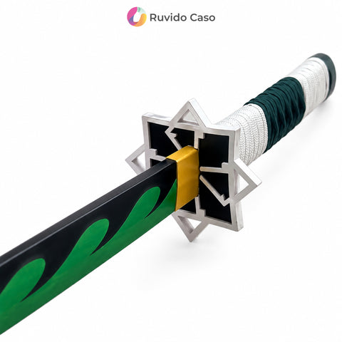 Sanemi Wooden Katana | Anime Inspired Collectible