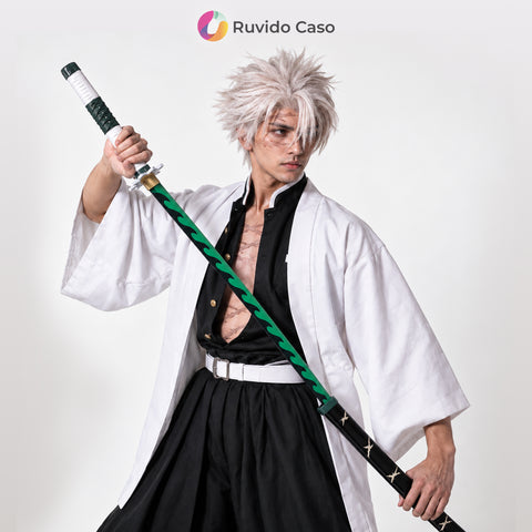 Sanemi Wooden Katana | Anime Inspired Collectible