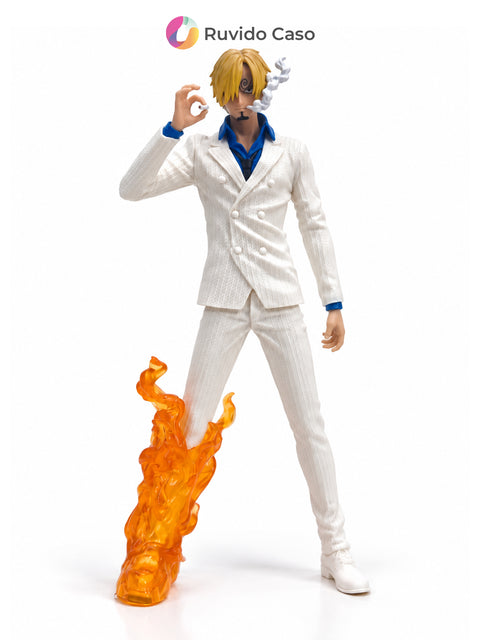 One Piece Vinsmoke Sanji Action Figure Firekick Edition