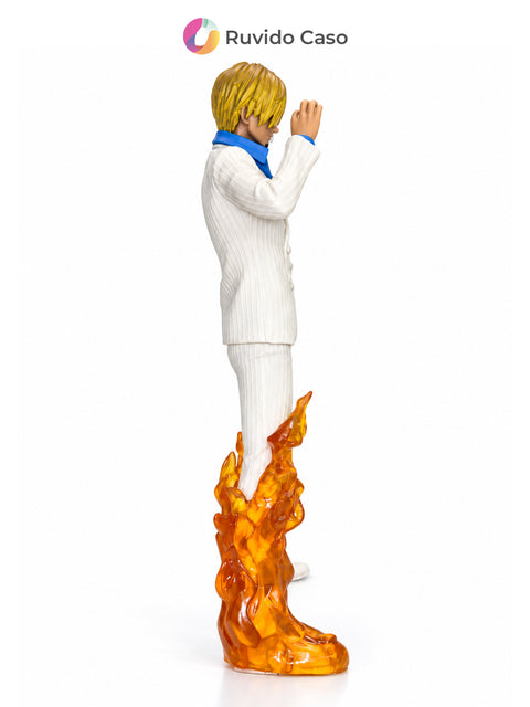 One Piece Vinsmoke Sanji Action Figure Firekick Edition