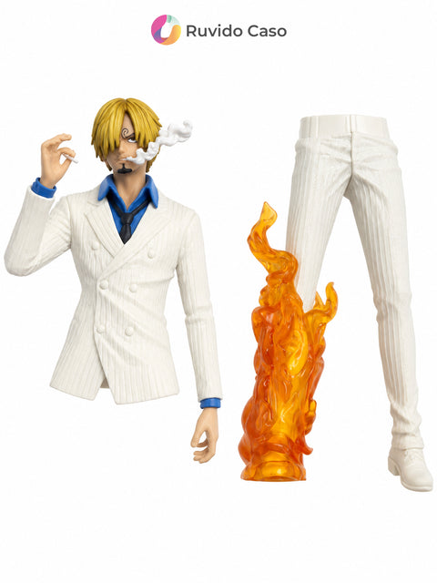 One Piece Vinsmoke Sanji Action Figure Firekick Edition