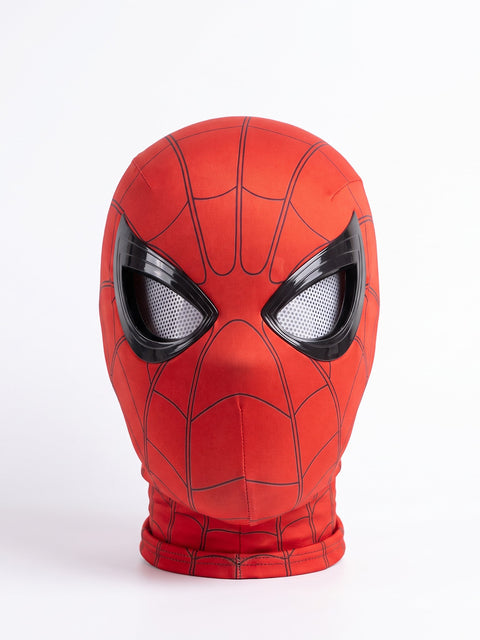 Spider-Man RED Mask |Cosplay, Adjustable Eyes | Elastic Breathable Material, Unisex