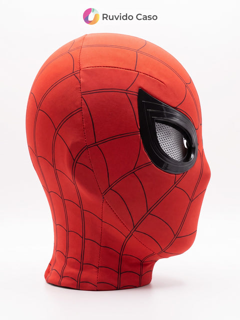 Spider-Man RED Mask |Cosplay, Adjustable Eyes | Elastic Breathable Material, Unisex