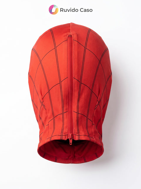 Spider-Man RED Mask |Cosplay, Adjustable Eyes | Elastic Breathable Material, Unisex
