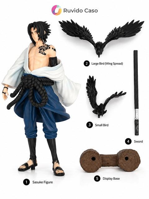 Uchiha Sasuke Crow Action Figure