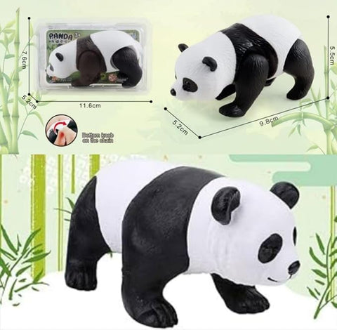 Mini Wind-Up Panda Toy (Black & White)