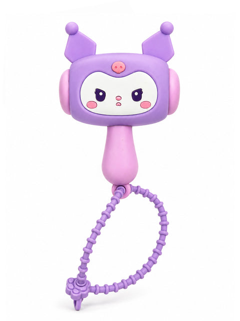 Chu Chu Hammer Keychain - Purple Kuromi