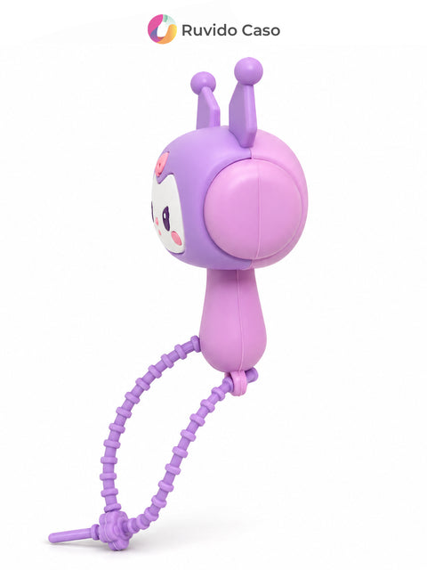 Chu Chu Hammer Keychain - Purple Kuromi