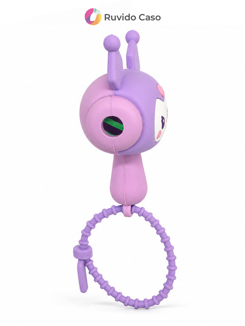 Chu Chu Hammer Keychain - Purple Kuromi