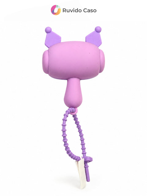 Chu Chu Hammer Keychain - Purple Kuromi