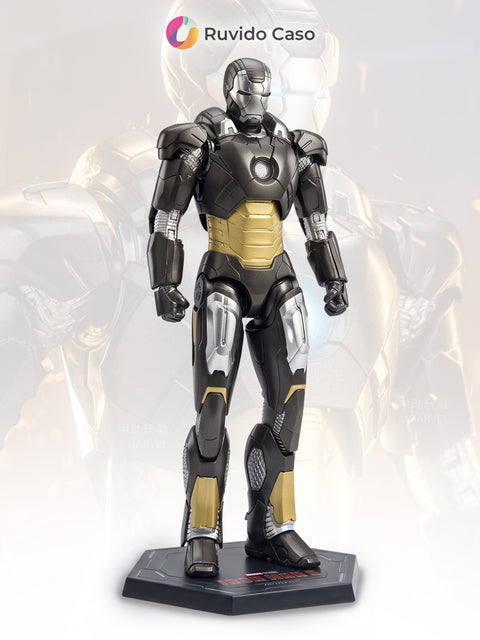 ZD Toys 1:10 Scale Iron Man Mark XII (Mark 12) Action Figure | Marvel Studios Iron Man 3