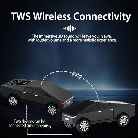 WS-580 Bluetooth Pickup Truck Replica Portable Speaker,