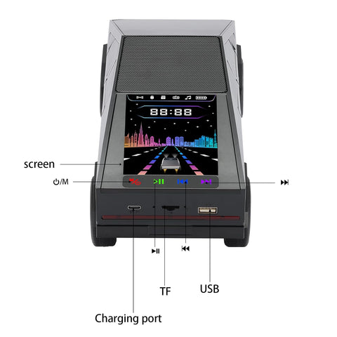 WS-580 Bluetooth Pickup Truck Replica Portable Speaker,