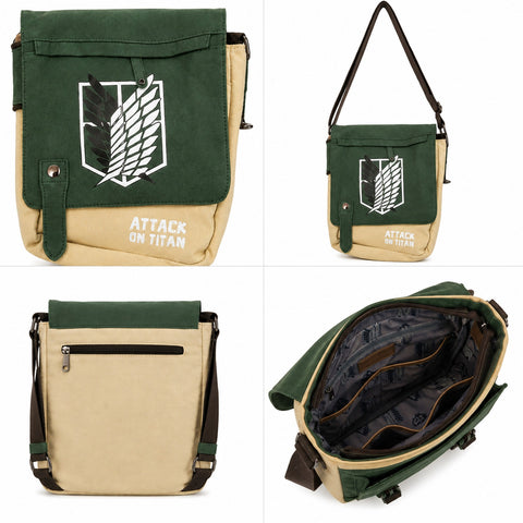 Attack on titan Anime Inspired Messenger Nepster Bag