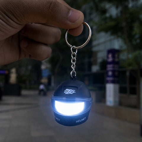 Black Helmet Keychain