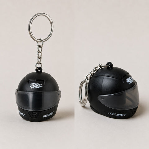 Black Helmet Keychain