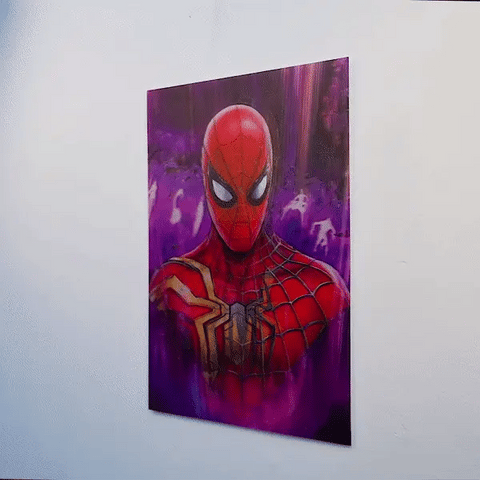 Bust Spiderman 3D Transition Poster