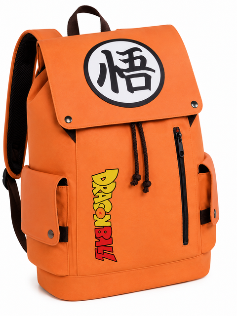 Dragonball z orange Anime Bag |  Goku Super Saiyan Dragon Ball Z Backpack