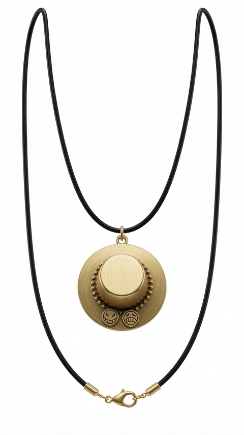 Ace Hat Pendant – One Piece Inspired Necklace
