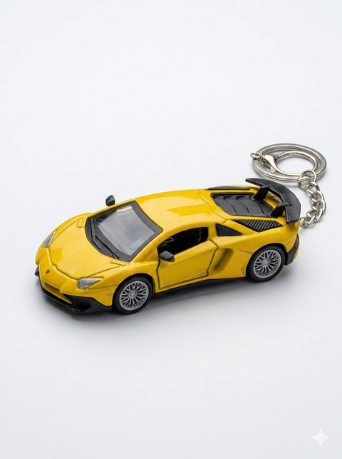 Sports Car Keychain – Pull Back Edition