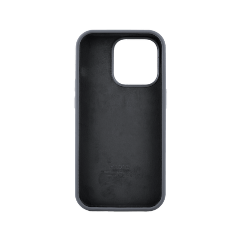Gray Original Silicon Case For iPhone 14 Pro Max