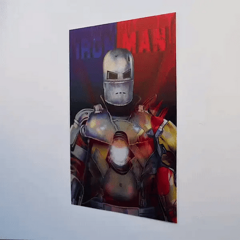 Iron man 3D Transition Poster