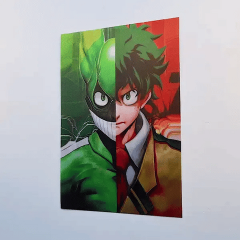 Izuku,Katsuki,Shoto Todoroki 3D Transition Poster