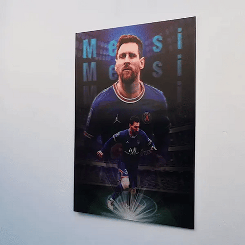 Lionel Messi 1 3D Transition Poster