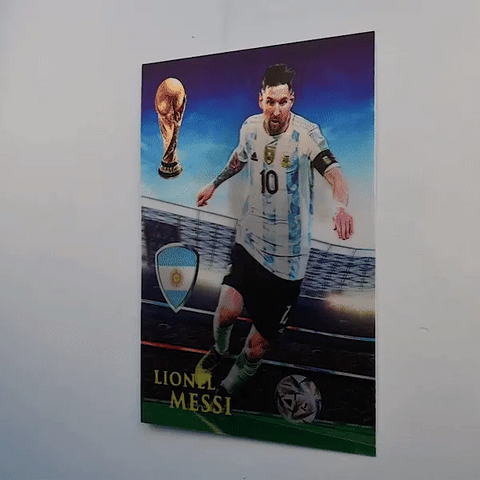 Lionel Messi 3D Transition Poster