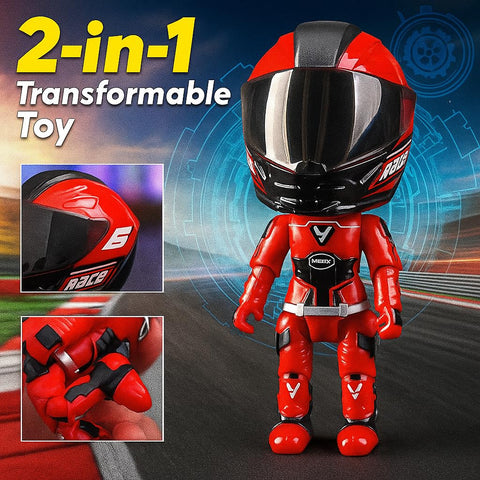MotoGP Helmet Racer Metal Mini Figure