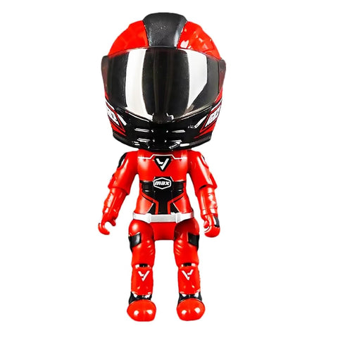 MotoGP Helmet Racer Metal Mini Figure